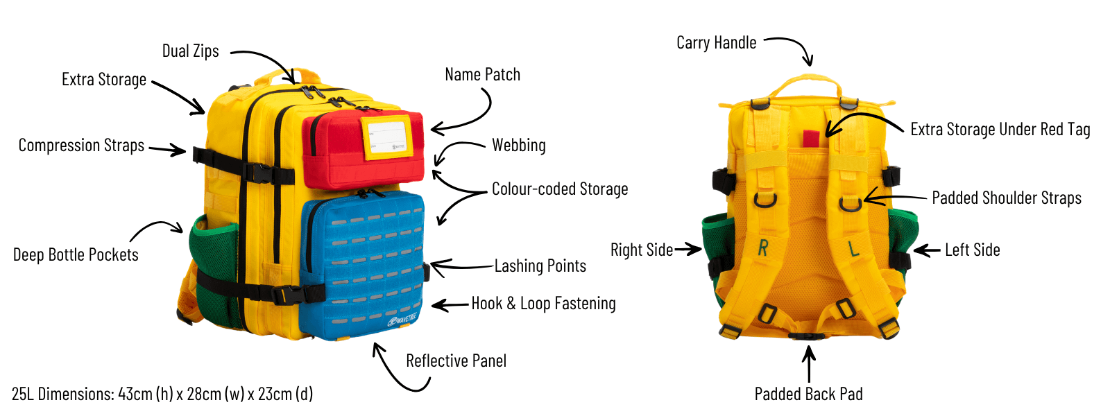 Key features of 25 Litre Backpack