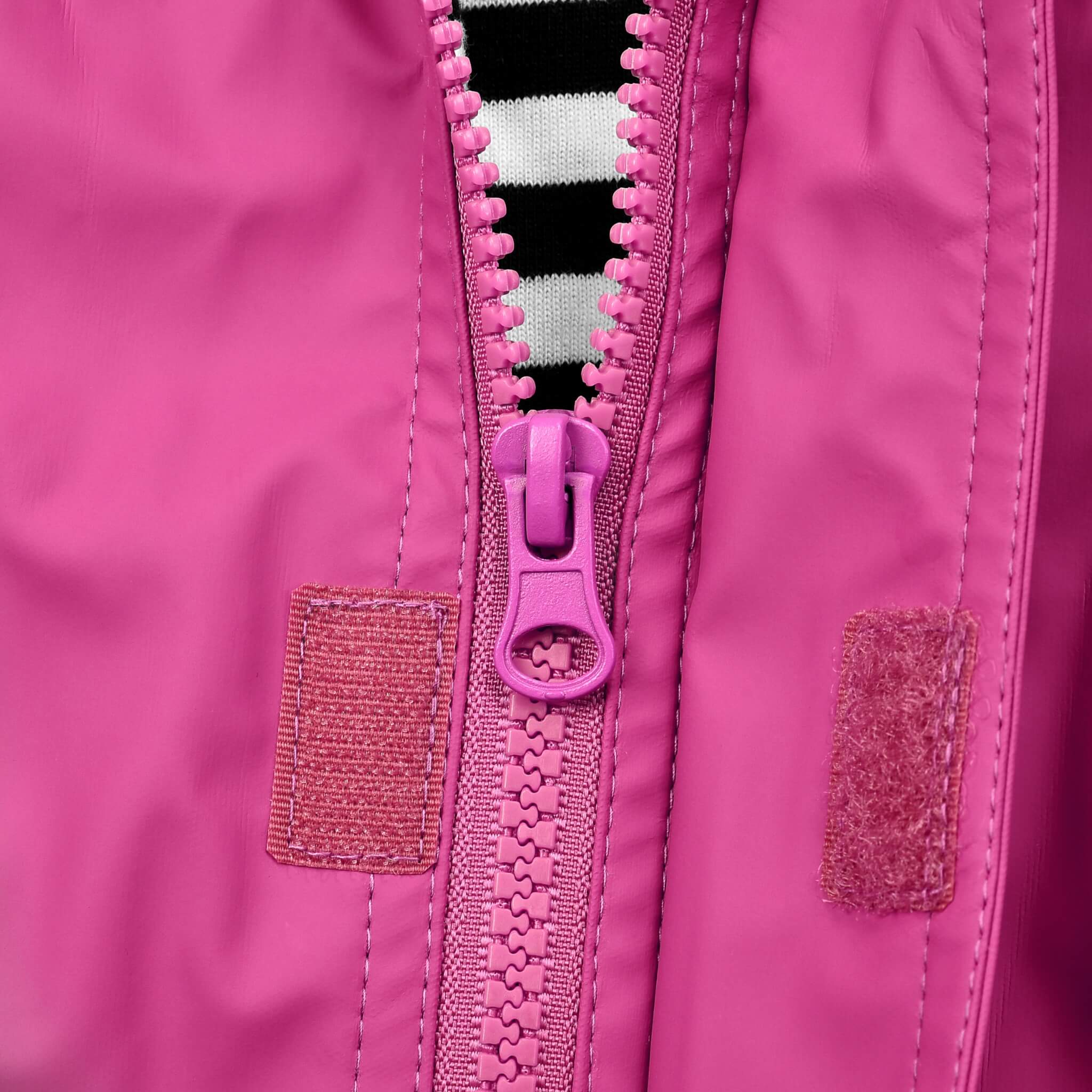 Zip on Pink Raincoat by Wavetree