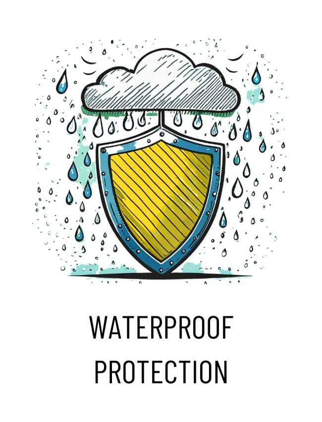 Icon for waterproof protection