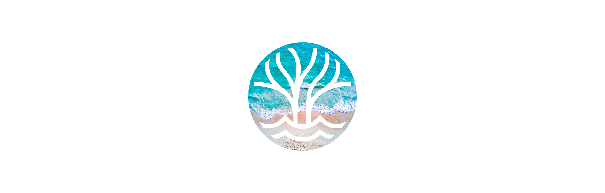 Wavetree icon with beach and wave background