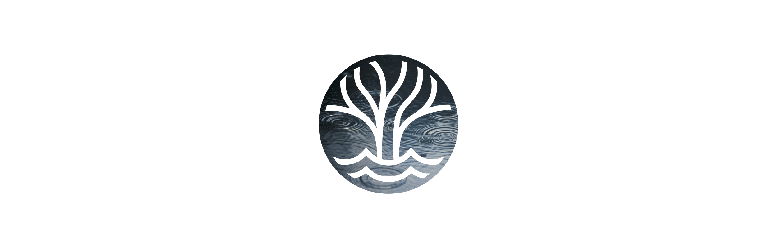Wavetree icon with water puddle background