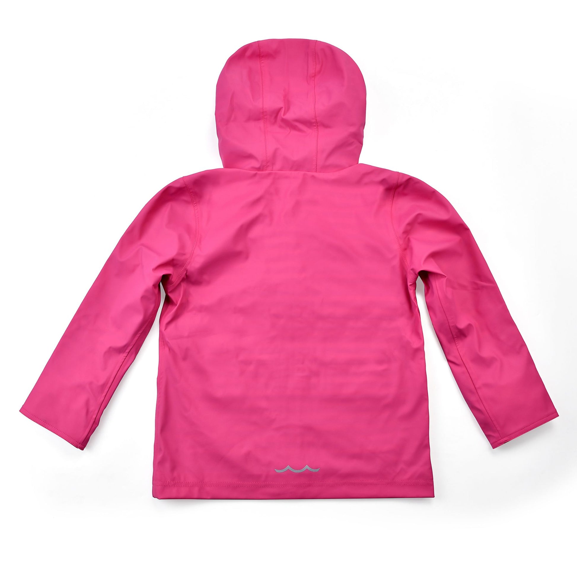 The back of a Pink Raincoat 