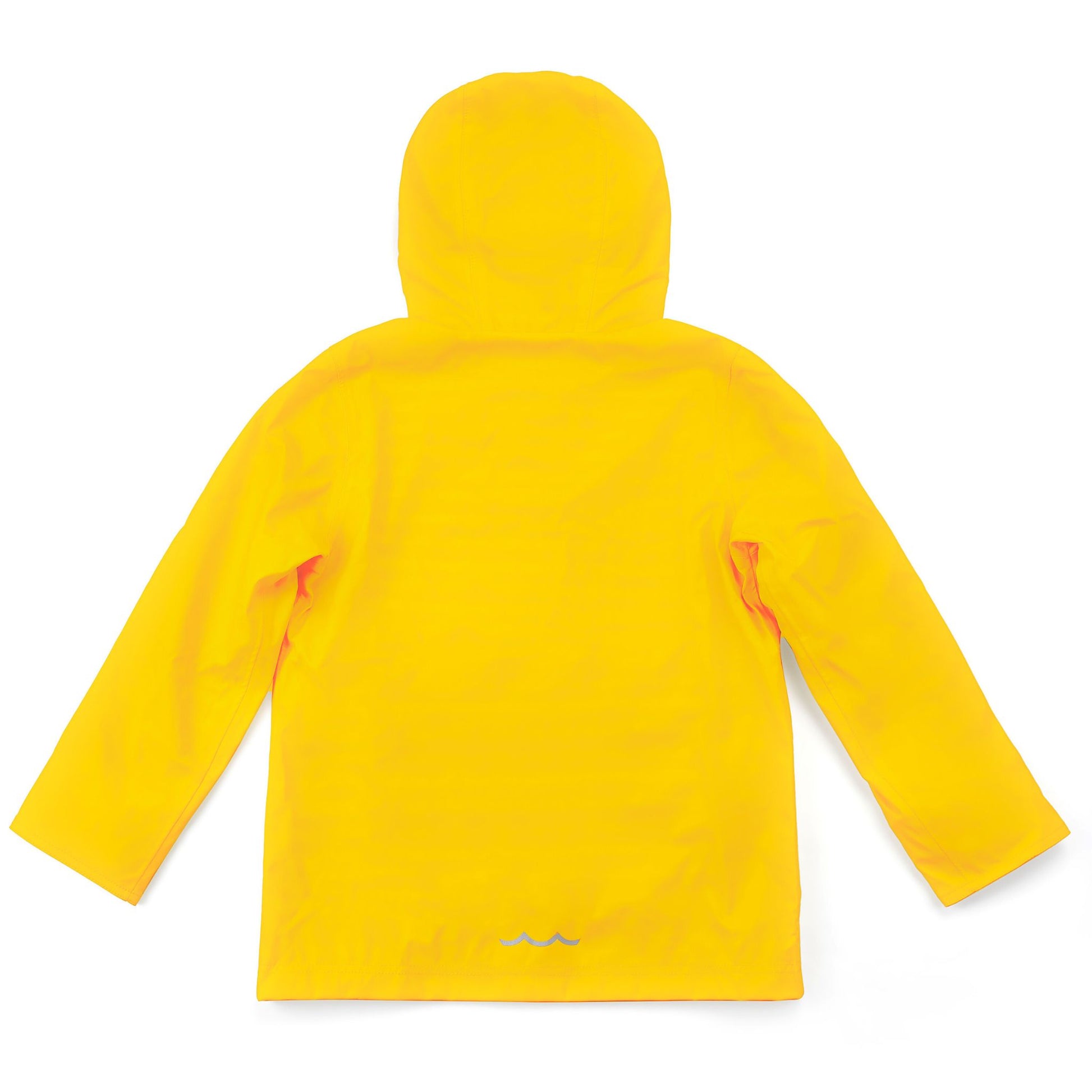 The back of a Yellow Raincoat 